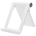 thumbnail image 1 of SHINYPASING 1Pack Foldable Creative Desktop Tablet Phone Holder White Storage Rack for Home and Office Use 11.8x2.8x0.6in, 1 of 7
