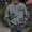 Gray, variant on Streetwear Men Sweater Pullover Ripped Black Knit Fashion Crew Neck Fall Long Sleeve Winter Sweater Men Shirts L