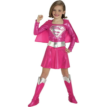 Morris Costumes Childrens Girls Superheroes & Villains Supergirl 4-6, Style RU882751SM