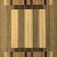thumbnail image 1 of Ahgly Company Indoor Square Abstract Brown Contemporary Area Rugs, 6' Square, 1 of 4