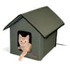 K&H Pet Products Outdoor Cat House, Olive