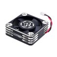 thumbnail image 2 of Ventilador de disipador de calor ESC sin escobillas de 28000 rpm para TURBO ESC A3 1/10 HSP HPI (negro plateado) Ehuebsd Para estrenar, 2 of 8