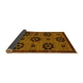 thumbnail image 2 of Ahgly Company Indoor Rectangle Abstract Yellow Modern Area Rugs, 8' x 10', 2 of 4
