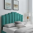thumbnail image 3 of Modway Noelle Performance Velvet Full/Queen Headboard in Teal, 3 of 10