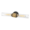 thumbnail image 5 of Ellison 2 - Light Black And Heritage Brass Black Mid Century Modern / Modern - LED Steel Wall Sconce, 5 of 18