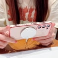 thumbnail image 5 of Magnetic Phone Case for Samsung Galaxy S23 5G Compatible with MagSafe Cute Heart Galaxy S23 Case for Women Luxury Plating Bumper Full Camera Lens Protection Samsung S23 Cover 6.1" (Pink), 5 of 11
