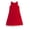 #47 Red, variant on Solid Colour Knit Women Clothing Summer Casual Bohemian Style T-shirt Dresses Beach Cover Up Sleeveless Loose Tank Vest Lacework Dress with Pockets, Khaki