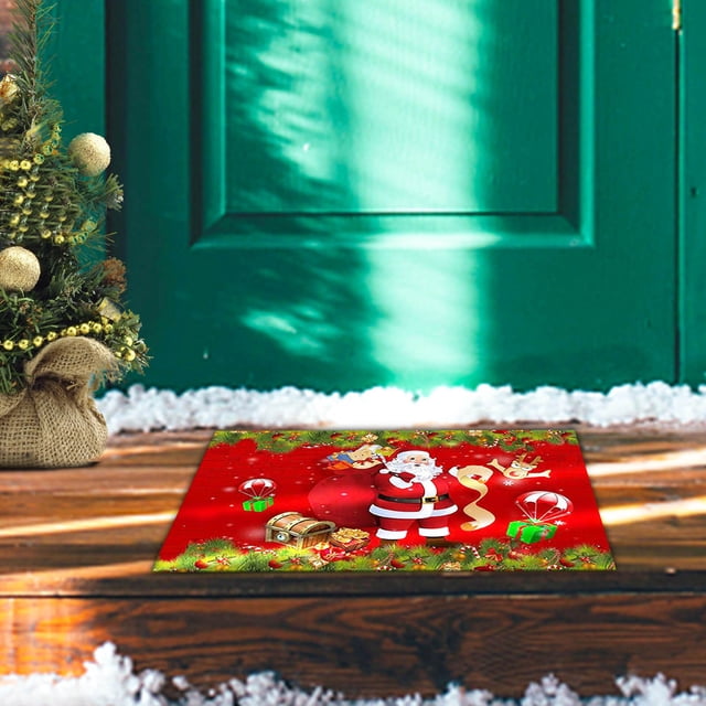 EGNMCR Outdoor Rug Bathroom Rugs Rugs for Living Room Christmas Letter Door Mats Kitchen Mats Bedroom Living Room Interior Home Carpet Mats Foyer carpet