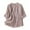 Purple, variant on Conairie Linen Shirts for Womens Half Sleeve Mandarin Collar Blouses Solid Color Vintage Loose Summer Tops Khaki M