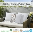 UNIKOME Outdoor Waterproof Throw Pillows "18" x "18" Feathers and Down