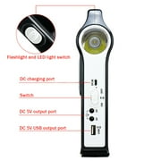Portable Generator, Welan Portable Power Station with LED Light, Solar Power Bank