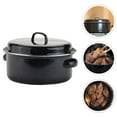 thumbnail image 3 of MasteelfCA 1 Ensemble Rôtissoire Ronde Couverte Pot de Patate Douce Rôti Plat de Cuisson pour Patate Douce, 3 of 9
