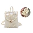 thumbnail image 3 of ADDHAT Handbag Y Backpack Beige Resistente Impermeable Con Transparente Creativo, 3 of 8