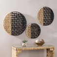 thumbnail image 2 of SEI Furniture Mable 3 Piece Round Wall Panel Set in Natural, 2 of 9