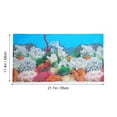 thumbnail image 2 of FRCOLOR decorative picture Aquarium Fish Tank Background Sticker 3D Double-sided Adhesive Wallpaper Fish Tank Decorative Pictures Underwater Backdrop Decor (52x30cm, Style B),20.47"X11.81"X0.08", 2 of 5