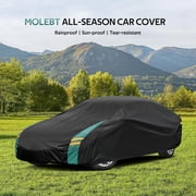 Kayme Full Exterior Covers Waterproof All Weather for Sedan & Coupe, Universal Fit for Corvette, Porsche 911, Honda Civic, Toyota Corolla, etc. Rain Winter Sun Protection.(Length: 179-185)