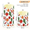 thumbnail image 4 of Vegetable Pattern Flameless Candles 2 PCS with Remote Realistic Moving Flame LED Tapered Pillar Set for Home Decor, 4 of 7