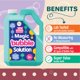 thumbnail image 2 of Recambio de solución de burbujas Klevly, iridiscente, no tóxico, para niños, 1 litro, 2 of 5