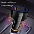 thumbnail image 5 of Btomtd Car Charger,Car Accessories,USB C Car Charger, 18W Phone Car Charger Adapter,USB Charger QC3.0 Car Phone Charger Double Export Outlet Fast Charging For All Kinds Of Phone, 5 of 6