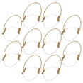 thumbnail image 1 of HEATSHAKING 10Pcs Universal Fit Mason Jar Wire Handles with Burlap Rope for Wide Mouth and Regular Mouth Jars, 1 of 8
