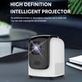 thumbnail image 4 of TFixol T-1 Home Theater Projector with 1080P Resolution, 4K Decoding, 240 ANSI Lumens, Android 9.0, 1-32GB Memory, Auto Keystone Correction, 100" Screen, WiFi 6, Bluetooth 4.0, Built-in Speaker,, 4 of 6