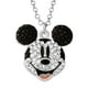 thumbnail image 1 of Collar de Mickey Mouse de Disney para mujer con cristales pavimentados, 1 of 6