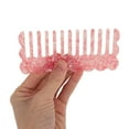 thumbnail image 3 of Unique Bargains 1 Pc Marble Pattern Hair Comb Acetate Sheet Pink, 3 of 5