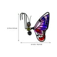 thumbnail image 5 of Raindrops Non Cracking Planter Pot Butterfly Hanger Assorted Color 3Pcs, 5 of 8