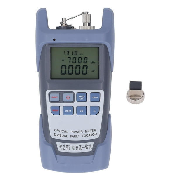 Probador de potencia óptica, medidor de potencia óptica Medidor de potencia de fibra óptica de 650 nm Medidor de potencia óptica Estándares líderes en la industria NikouMX herramienta