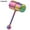 Colorful, variant on Eosunjian Unisex Cool Punk Hammer Shape Vibrating Tongue Bar Stud Body Piercing Jewelry
