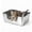 Side Entry, variant on KPWACD Stainless Steel Litter Box Low Entry Metal Cat Litter Pan 17.5 x 13.5 x 5.9-in