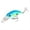 Aqua Silver, variant on Deep Diving Crankbait Fishing Lure, Floating Rattling Hard Bait with 3D Eyes and Dual Treble Hooks for Bass, Blue, 4.33 Inch