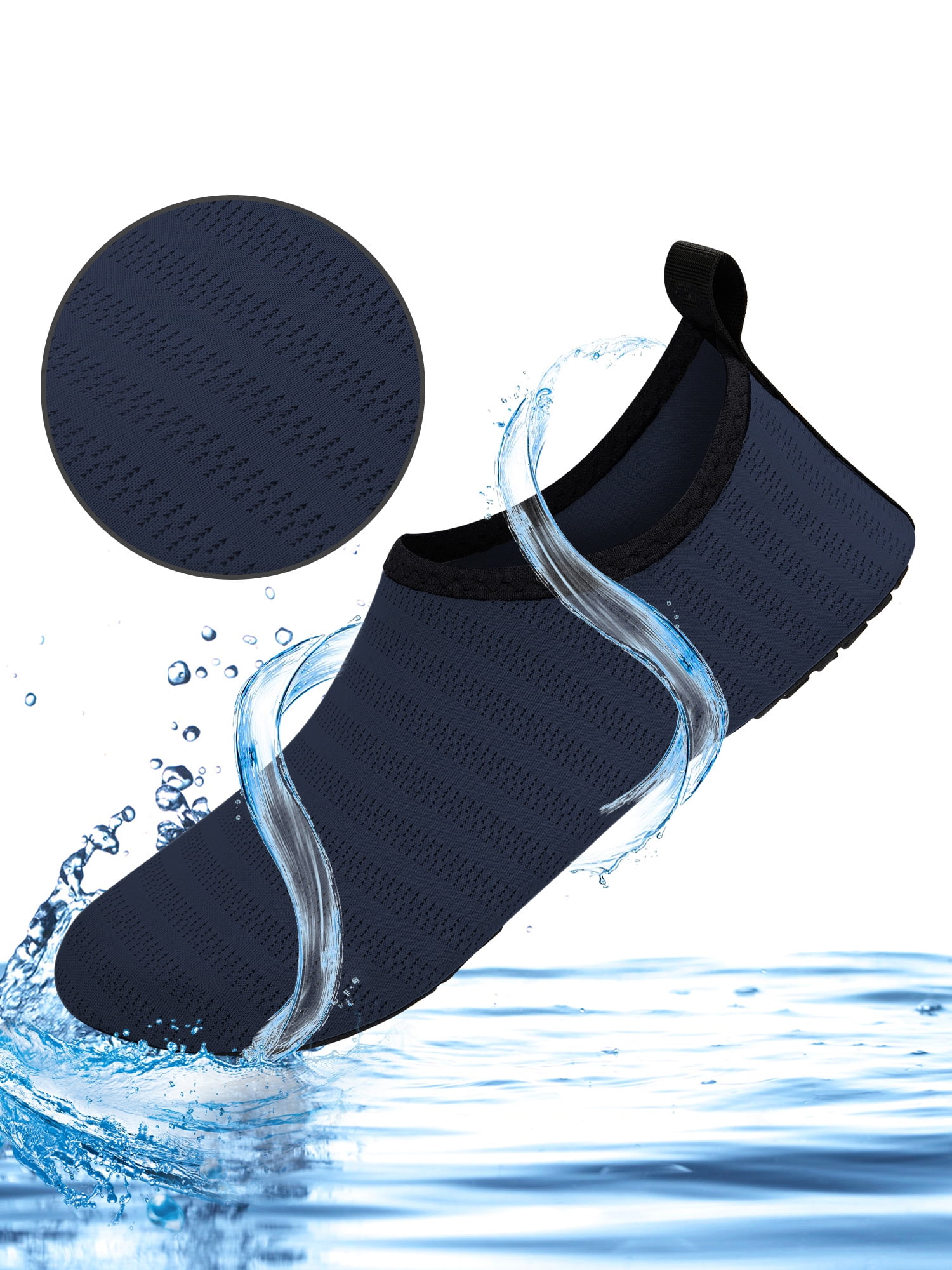 Adult Barefoot Water Sports Aqua Shoes Slip-on Swim Beach Dive Yoga Fitness 
