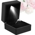 thumbnail image 1 of Ring Box  Led Ring Box LED Ring Box Illuminated Ring Box For Marriage Proposal Ring Box With LED Interior Lighting For Engagement Wedding, 1 of 7