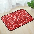 thumbnail image 6 of Ikohbadg Valentines Day Door Mat, Valentines Welcome Mats Outdoor for Front Door, Valentine Love Hearts Gifts Non Slip Doormat Indoor Entryway Floor Rug for Outside Home Decor 16 x 24 Inches, 6 of 7