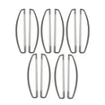 thumbnail image 2 of Terraxo 10 Pcs Poteaux de Bannière à Main Poignée Ergonomique Support de Drapeau à Main Bâtons à Main Tige de Bannière Rétractable Portable Sécurisée Antidérapante Adaptée pour Gris 17cm, 2 of 8