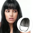 thumbnail image 2 of Clip in Bangs Real Hair - 2024 New Wispy Real Hair Bangs Clip in Human Hair, Fringe Curtain Bangs Hair Clip on Wiggy Front Hair Pieces for Women, Lace Front Bangs Clip in Hair Extensions, 2 of 6