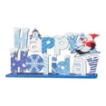 thumbnail image 1 of Mesa De Navidad Letrero De Mesa De Feliz Navidad De Madera Muñeco De Nieve Mesa De Navidad Centros De Mesa Mesa De Navidad Letrero De Alegría Serendint HA042998-02, 1 of 6