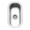 Houzer Club 10 in Stainless Steel Undermount Single Bowl Bar Sink with Strainer - CS-1105-1
