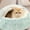 green, variant on Semi-Enclosed Pet Bed - Lapcatz Nest Bed, 2025 Soft Cat Nest Bed, Thickened and Warm Cozynook Plush Fluffy Pet Round Bed, Anti-Slip & Washable Fluffy Cat Bed for Small and Medium Dogs Cats