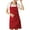 Jujube Red, variant on Yesbay Unisex Apron with Pockets Adjustable Straps Cooking Apron for Grill Restaurant Bar Cafes