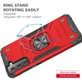 thumbnail image 4 of SOATUTO For Samsung S24 Phone Case Military Grade Drop Rugged Cover Anti-Scratch Protective 360° Rotate Kickstand Sturdy Shockproof Phone Case Cover For Samsung Galaxy S24 - Red, 4 of 5