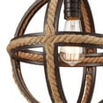 thumbnail image 2 of Elk Home 12-Inch Wide Natural Rope Pendant, Oil Rubbed Bronze, 2 of 5