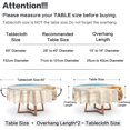 thumbnail image 3 of Round Tablecloth 60 Inch Summer Beach Tablecloth Washable Reusable Ocean Tablecloth Home Parties Holiday Dinner Dining Room Kitchen Decor, 3 of 6