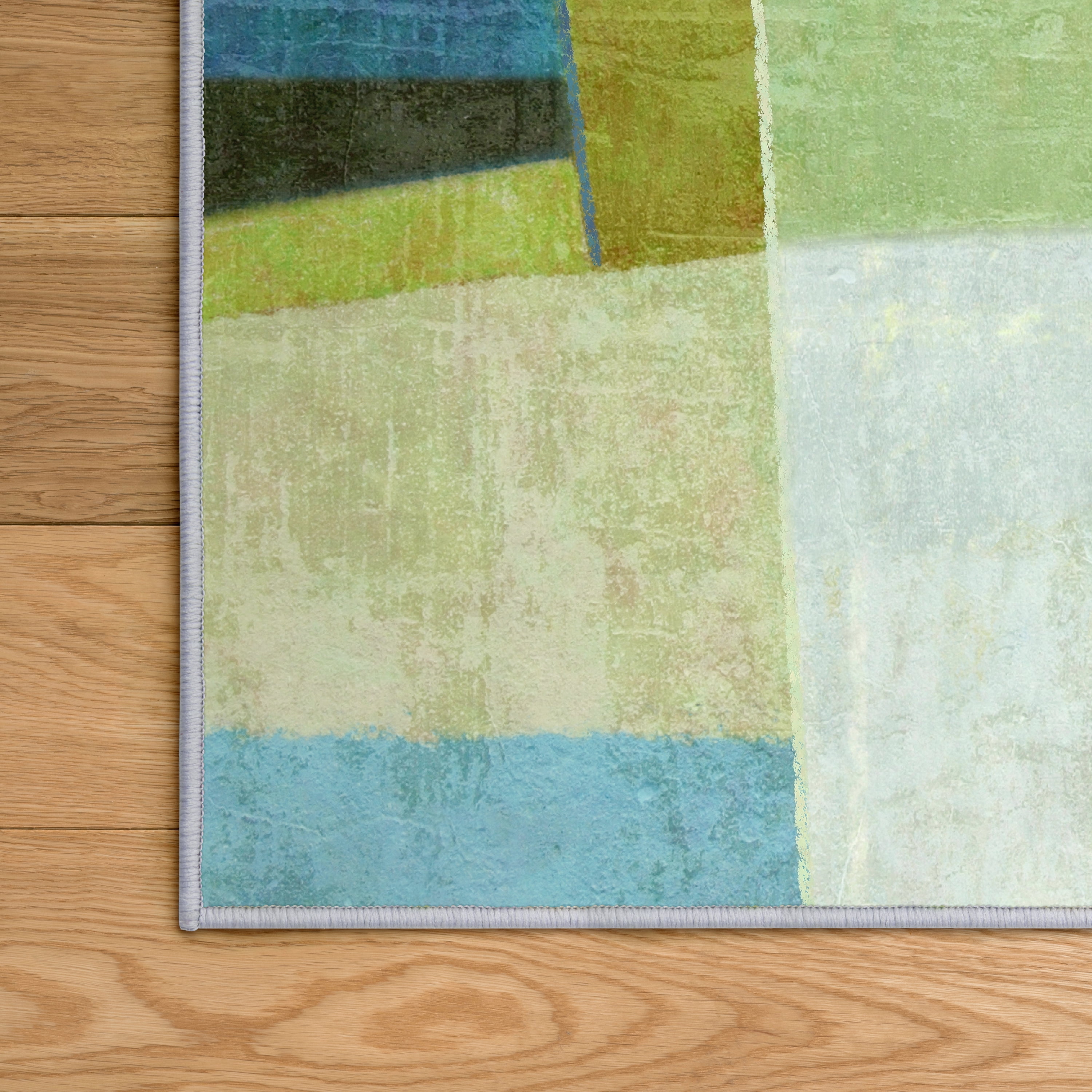 Verdent I Washable Geometric Art Area Rug size 8'x10', Power-loomed, Heavenly Softness with Non-Slipping Backing