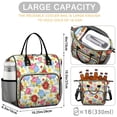 thumbnail image 5 of Pioneer Flower Floral Print Pattern Womens Lunch Box for Work,Insulated Large Lunch Bag,Leakproof Adult Lunch Bag for Work,Beach,Travel,Picnic,Camping, 5 of 6