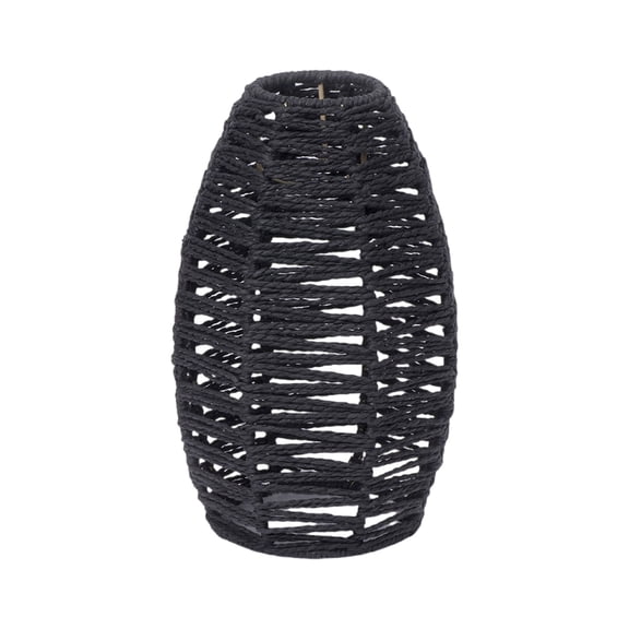 Hand Weaved Rope Chandelier Lampshade Light Shade Ceiling Pendant Lamp Shade Covers Imitation Rattan Lampshade