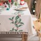 thumbnail image 3 of 1pc Christmas Tablecloth Rectangle Autumn Harvest Table Cloth Anti-Stain Thanksgiving Table Cover for Home Kitchen Party Supplies，140*200cm, 3 of 5