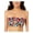 Multi, variant on Salt + Cove Womens Floral Print Smocked Bikini Swim top
