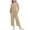 Khaki-A, variant on Kids Jumpsuit Sleeveless Casual Plain Color Overalls Spaghetti Strap Romper Long Pants with Pockets Teen Summer Clothes for Tween Girls 6-7 Years